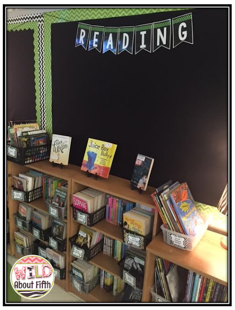 organized classroom library