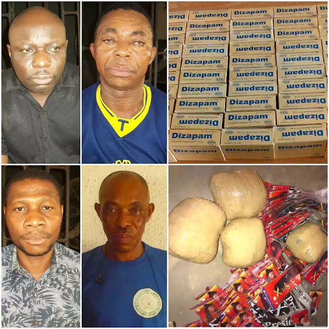 3 clearing agents and one exporter nabbed with illicit drugs worth N222m