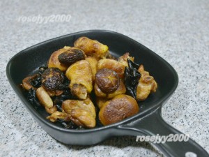 shuang mushroom dry chicken recipe