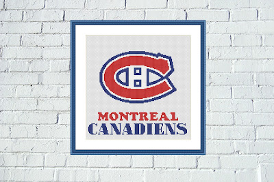 Montreal Canadiens cross stitch - Tango Stitch