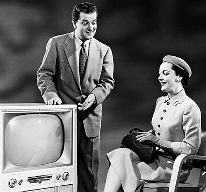 1955 Admiral 21-inch screen Black & White TV 