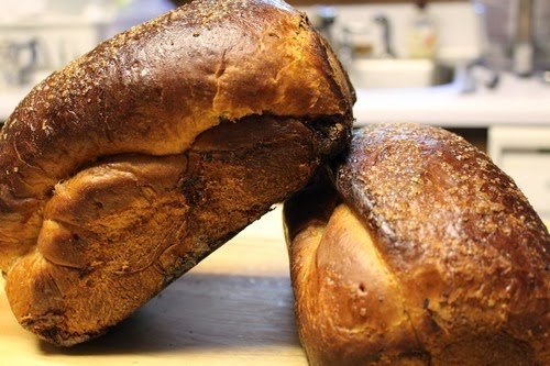 Pumpkin 'n Spice Chocolate Babka Loaves