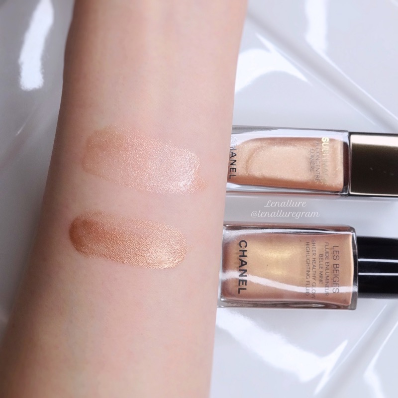 Chanel Sunkissed Sheer Healthy Glow Highlighting Fluid Review & Swatches