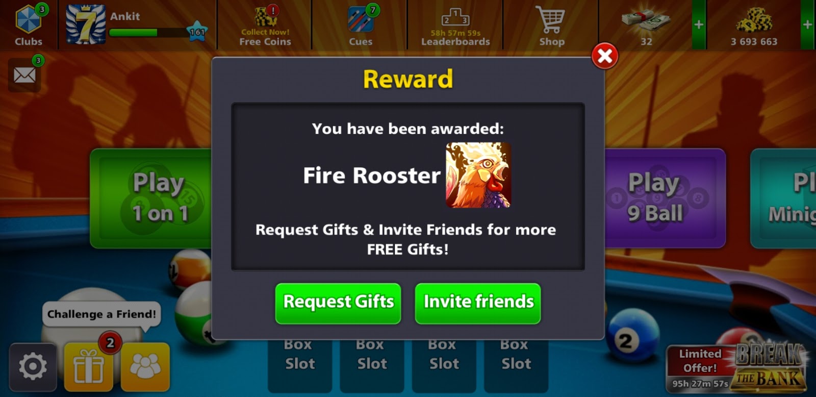 8 BALL POOL REWARD LINKS + FREE ROOSTER AVATAR + FREE COINS ... - 