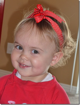 Hospital pics and pictures of Kylie with bow in hair 017