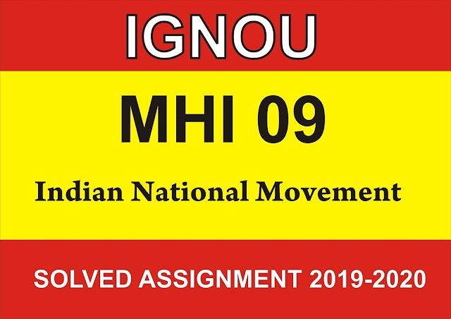 MHI 09  Solved Assignment 2019-20