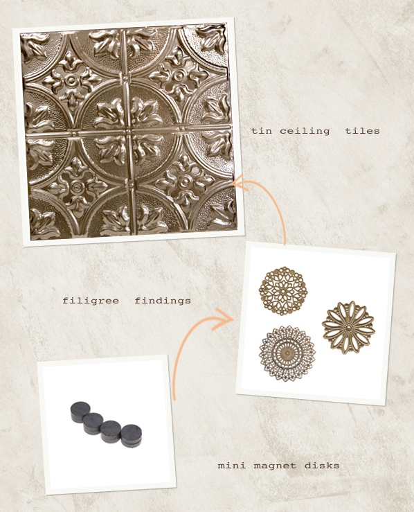  DIY Wedding Project DIY Vintage Tin Ceiling Board