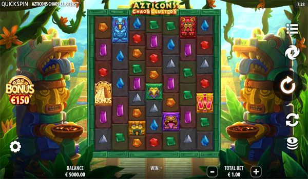 Main Gratis Slot Indonesia - Azticons Chaos Clusters (Quickspin)