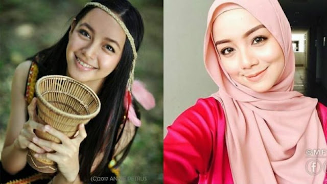 tracie sinidol gadis sabah mirip mira filzah