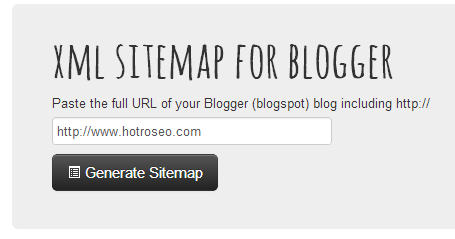 ho tro seo - tao sitemap cho blogspot