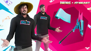 mr beast fortnite, Mr.Beast will have his own skin and a challenge in Fortnite
