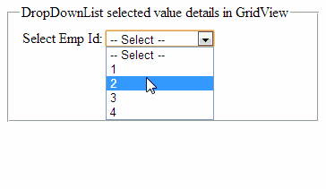 How to Get DropDownList selected value and Fill details in ...
