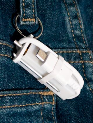 The World's Smallest Mechanical Charger That Can Fit in Your Chain or in Your Pocket