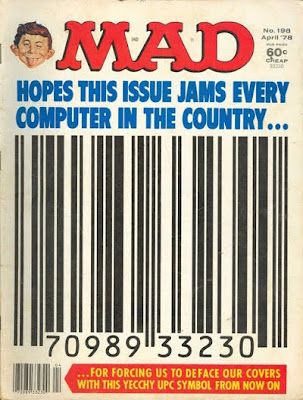 magazine barcode price. magazine barcode image.