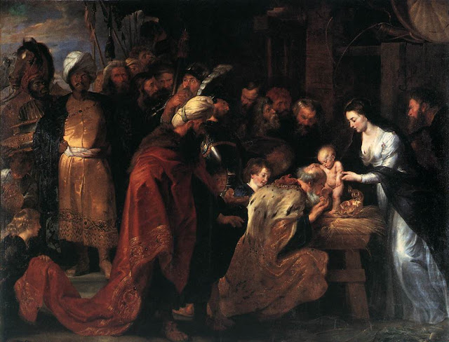 adoration of the magi 1619, Peter Paul Rubens,Nativity