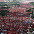 VÍDEO: Impactante - 1 millon 500 mil chavistas marchan ante amenaza de golpe inminente