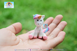 Unicorn Birthday Clay Souvenir