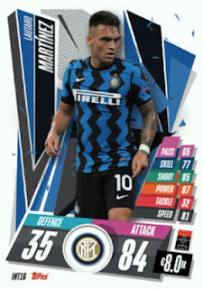 Topps Match Attax 2020-2021 FC Internazionel Milano Set