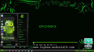 TEMA ANDROID FOR WINDOWS 7