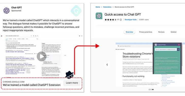 Fake ChatGPT Chrome Extension Hijacking Facebook Accounts for Malicious Advertising
