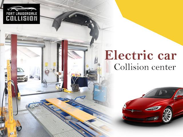 electric car collision center near me