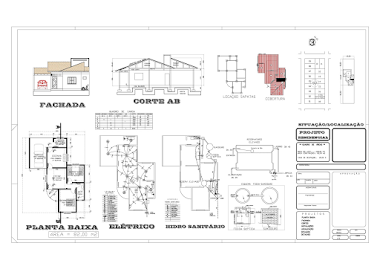 Projeto completo de uma casa com 82 M²