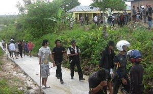 FOTO KONDISI TARAKAN BENTROK ETNIS DAYAK BUGIS