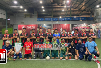 Polres Belawan Gelar Duel Persahabatan Futsal dengan Jurnalis