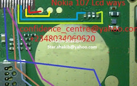 Nokia 107 Lcd Display Light Track Line Jumper