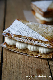 Gluten Free Mille Feuille with Blueberry Cream | Anyonita Nibbles