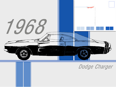 I've designed the backs of the Muscle Cars Postcards and they are for sale