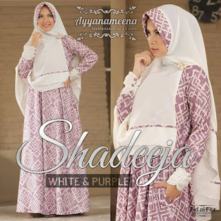 Shadeeja White Purple