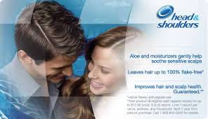 Contoh iklan shampo head & shoulders dalam bahasa Inggris bergambar