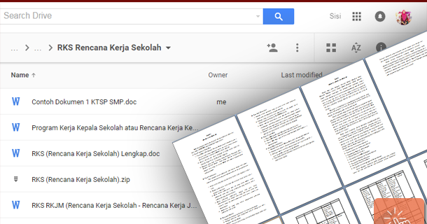Contoh RKS (Rencana Kerja Sekolah) Lengkap  File Wikiedukasi