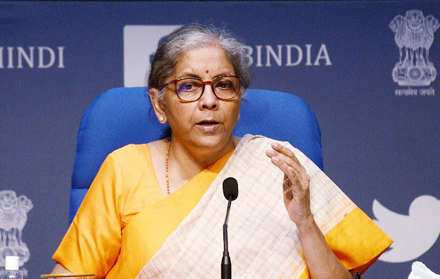 Indian Finance Minister Nirmala Sitharaman