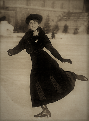 Photograph of Olympic Gold Medallist in figure skating Magda Mauroy Julin