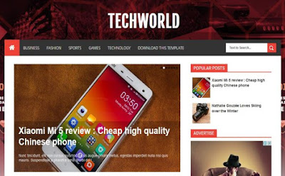 TechWorld Blogger Template