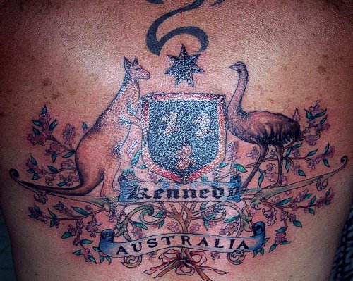 australia tattoos. Australia Kangaroo Goose