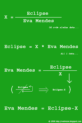 Ravenka li e, ravenka... (Zosto Eclipse ima 'X' u imeto?)