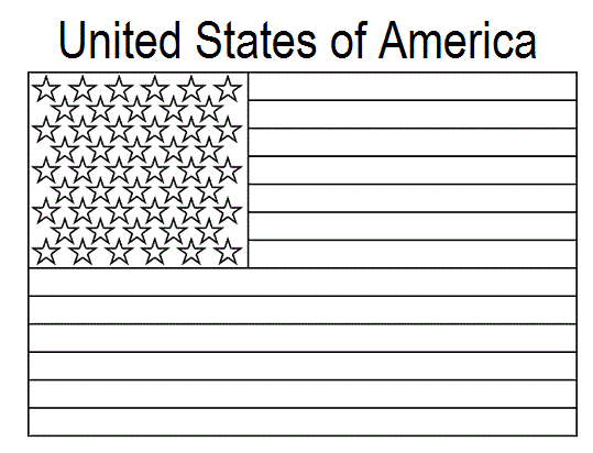 Geography Blog: United States Flag Coloring Page