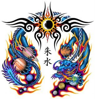 Chinese Zodiac Desaign Tattoos
