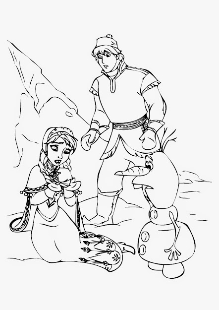 Disney Frozen Coloring Pages Free