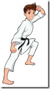 joueur de karaté