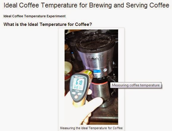 What is the best temperature for coffee?