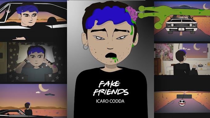 ICARO CODDA libera clipe animado da faixa "Fake Friends"