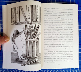 The Word-Keeper by Veronica Del Valle inside page with illustration of imp