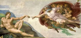 Самые популярные картины в мире – Сотворение Адама