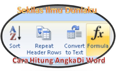 Cara Menghitung Angka Di Word Dengan Mudah