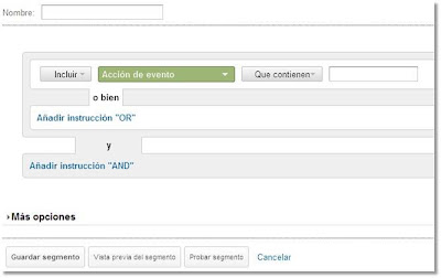 segmentos avanzados google analytics