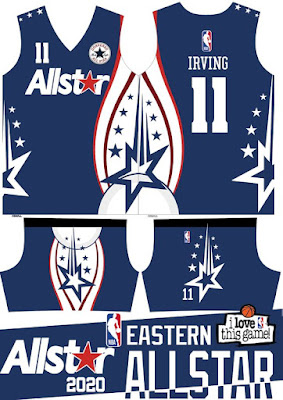 Editable All Star NBA Jersey Design